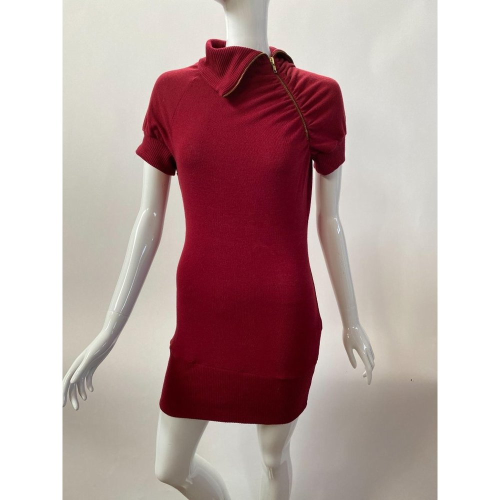 Do & Be Zipper Sweater Dress Sz L